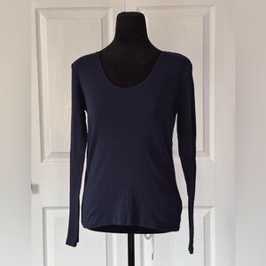 Gap Navy Long Sleeve Women's Top